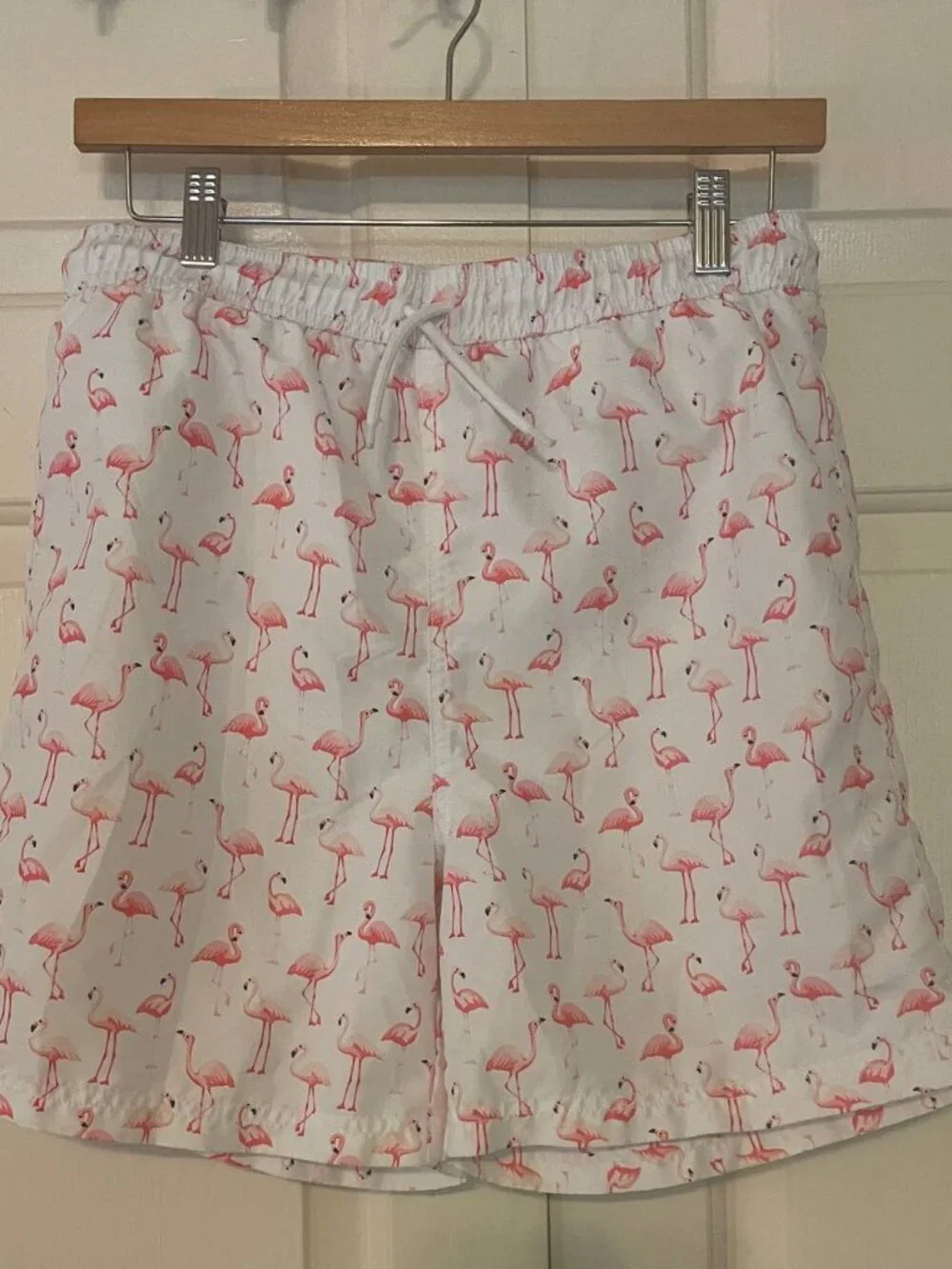 Janie and Jack Boys Swim Shorts Size 18 | Tropical Flamingo Print, Resort